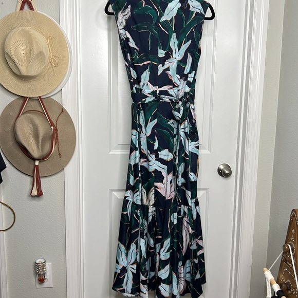 Tory Burch Bloom Print Wrap Dress - Picture 8 of 8
